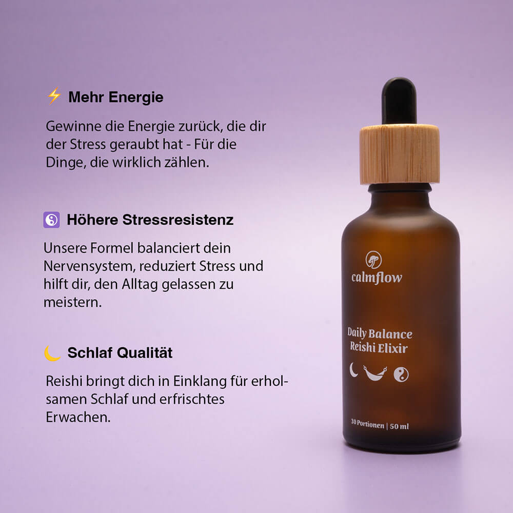 Neu: Daily Balance Vital Elixir mit Reishi